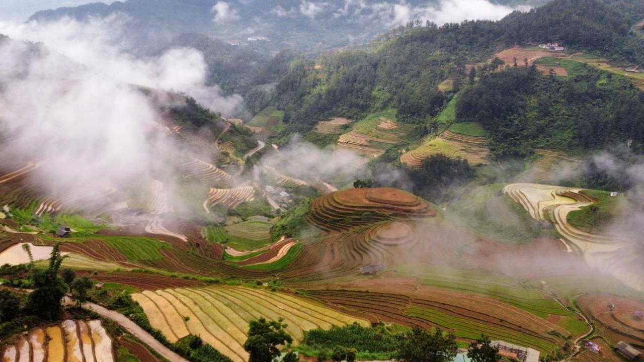 Dong Suoi H'Mong Homestay & Bungalow - Trek & Vegetarian Food Mu Cang Chai Exterior foto