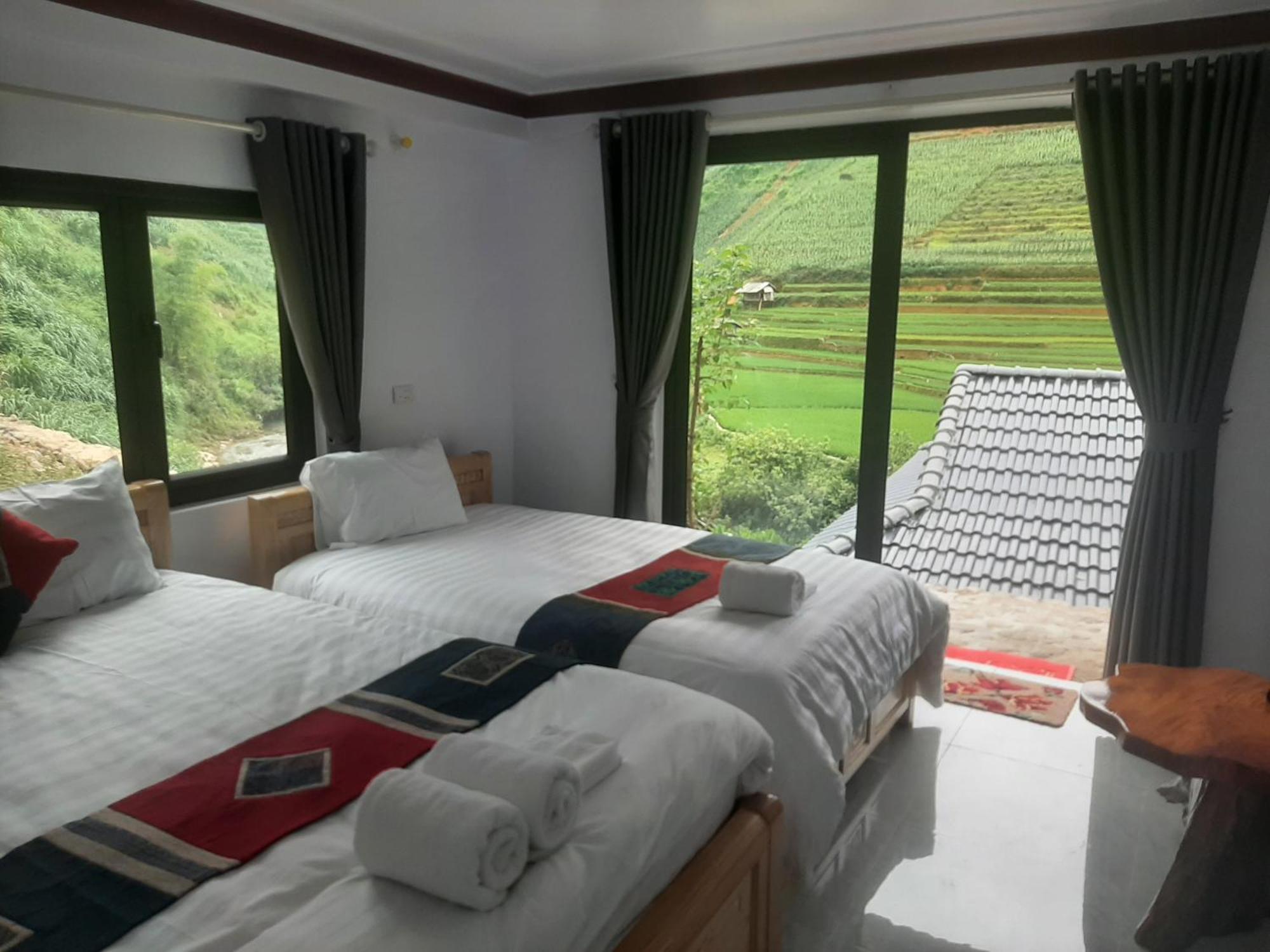 Dong Suoi H'Mong Homestay & Bungalow - Trek & Vegetarian Food Mu Cang Chai Zimmer foto